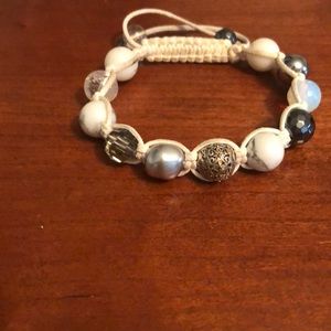 White crystal bracelet